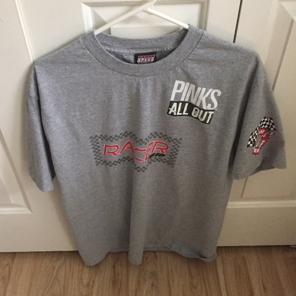 Speed Channel Gray Pinks All Out T-shirt Mens L